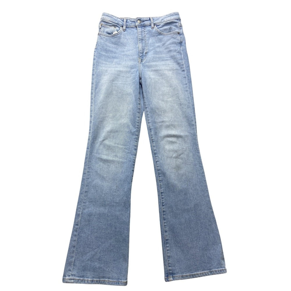 Lovers And Friends Greyson Ultra High Rise Slim Boot Jeans Womens 28 Light Wash